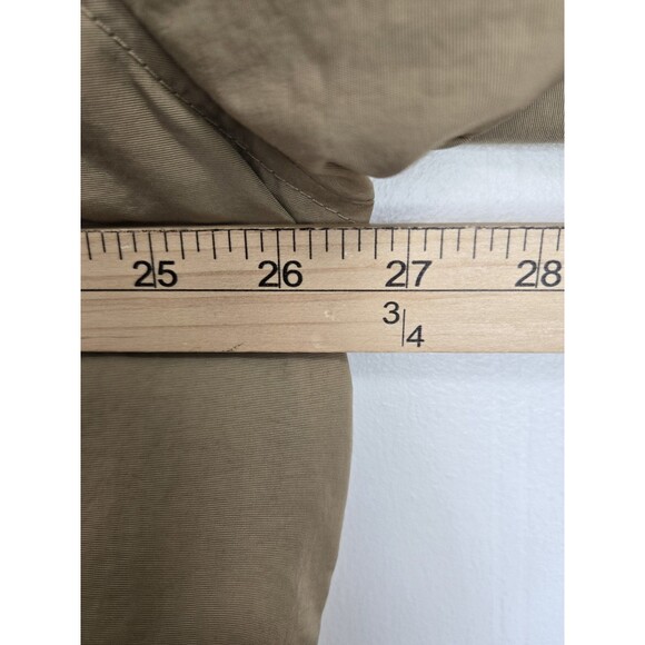 Eddie Bauer Jacket Mens XL Nylon Chore Coat Khaki Zip Water Resistant Outdoor - Picture 8 of 9